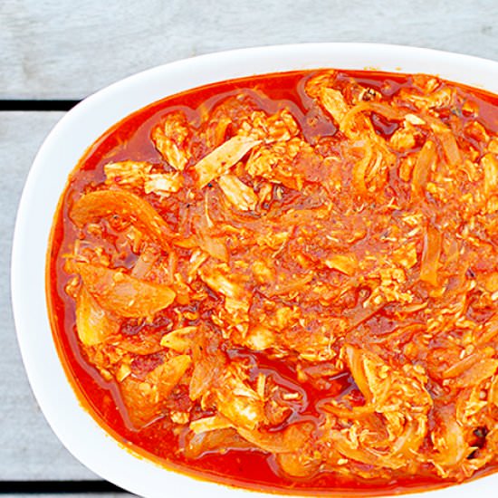 Turkey in a Chipotle Sauce