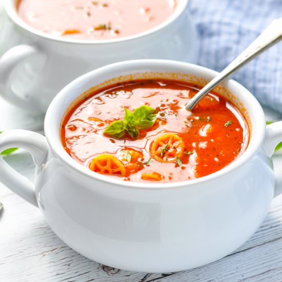 Quick and Easy Marinara Soup
