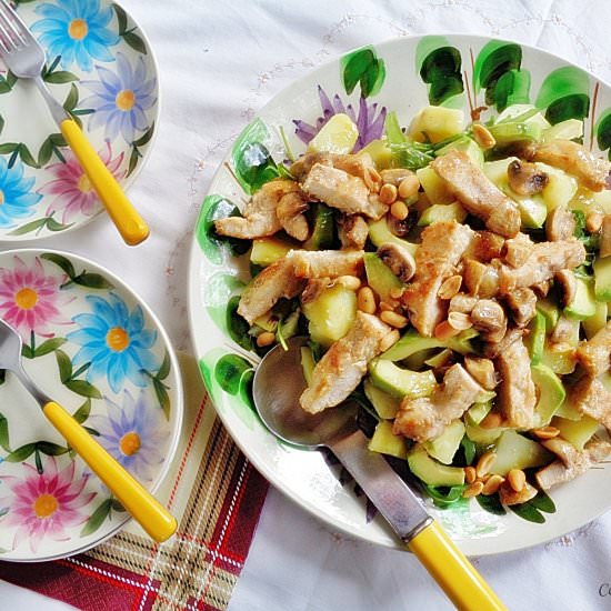 Hot Chicken And Potato Salad