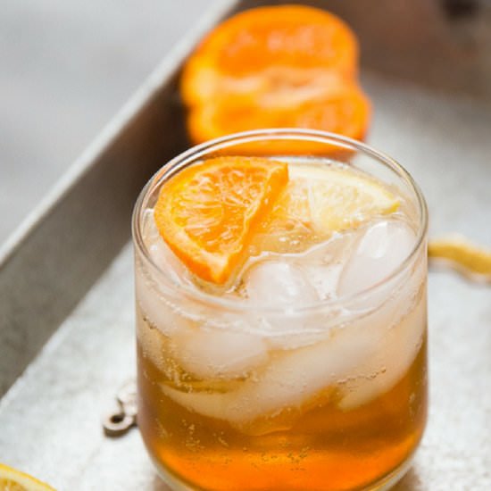 Ginger Maple Bourbon Cocktail
