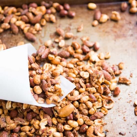 Jamaican Jerk Spiced Nuts