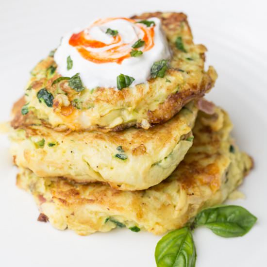 Zucchini & Eggs Breakfast Fritters