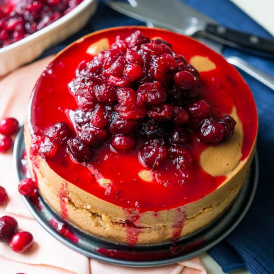Pressure Cooker Molasses Cheesecake