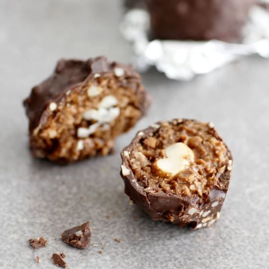 Homemade Ferrero Rocher