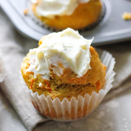 Sour Cream Carrot Muffins
