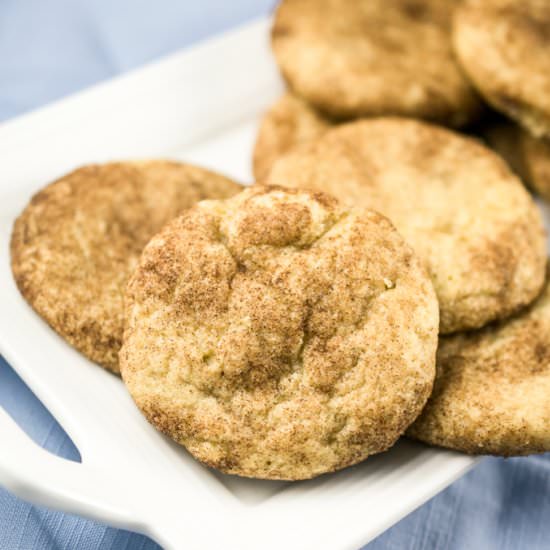 Classic Vegan Snickerdoodles