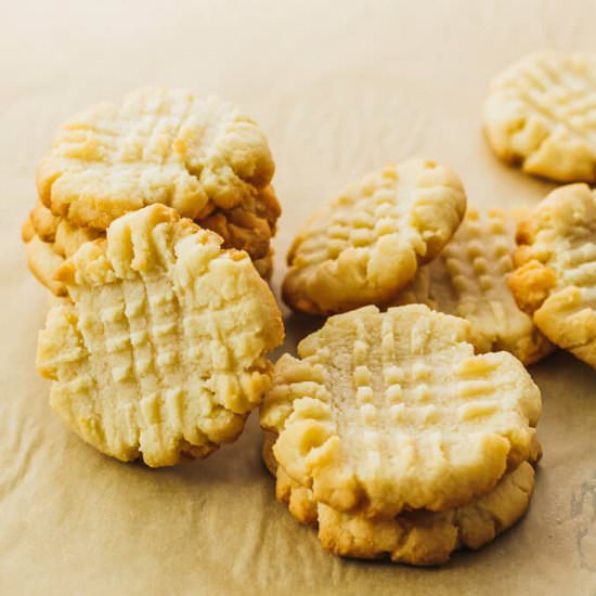 Butter Cookies with Almond Flour