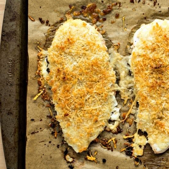 Healthy Parmesan Crusted Chicken