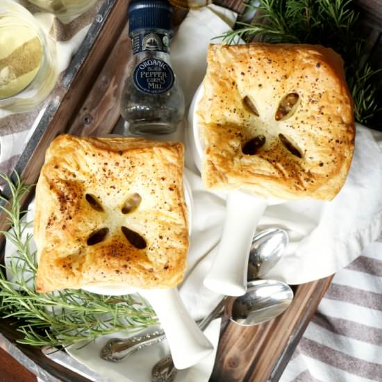 Vegan Lentil Mushroom Pot Pie