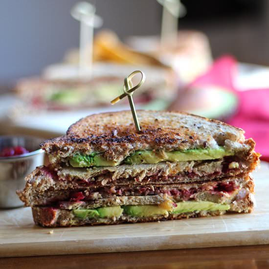 Vegan Thanksgiving sandwich