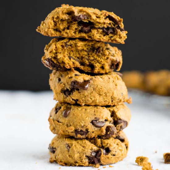 Pumpkin Chocolate Chunk Cookies