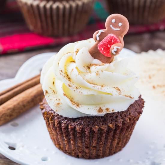 Gingerbread Cupcakes