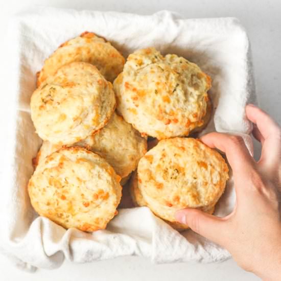 Garlic Cheddar Biscuits