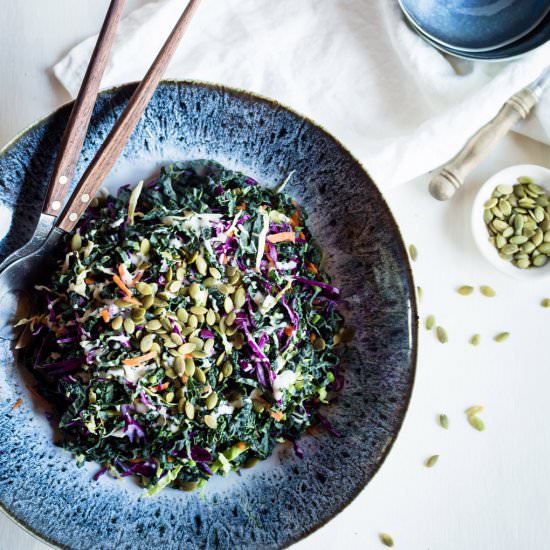 Tangy Keto Kale Slaw