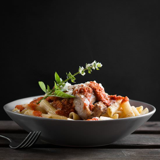 Sausage and Hidden Veggie Pasta