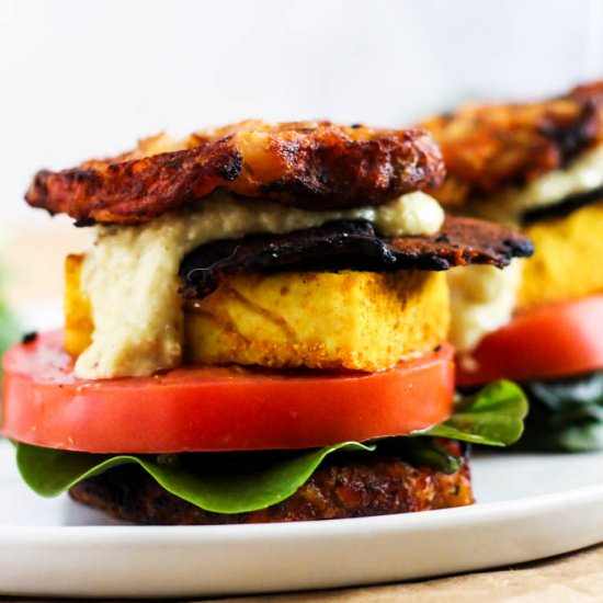 Vegan Waffle Breakfast Sandwich