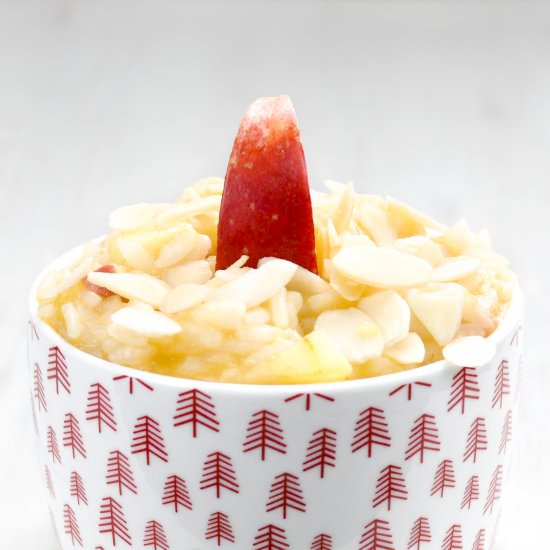 Apple risotto