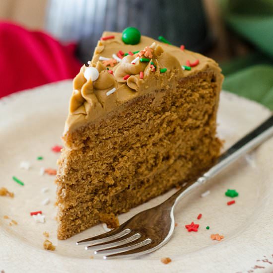 gingerbread cake molasses frosting