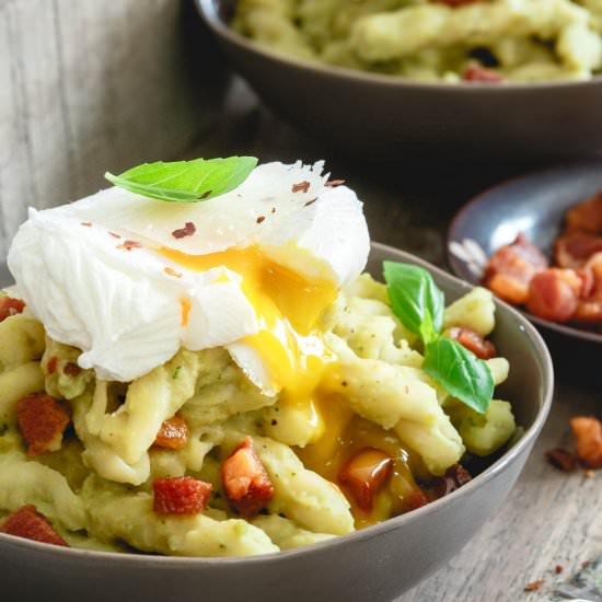 Split Pea Pesto Pasta