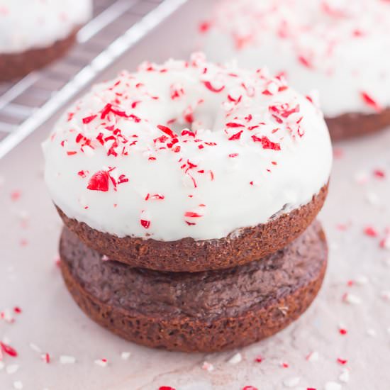 Chocolate Peppermint Donuts