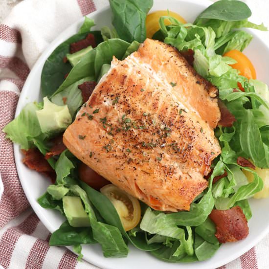 Salmon BLT Salad