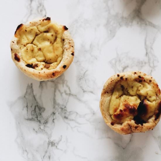 Sugar Free Portuguese Custard Tarts