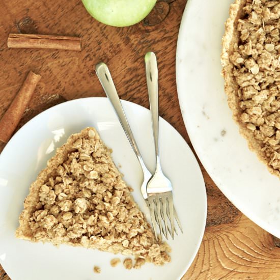 Apple Crumble Tart