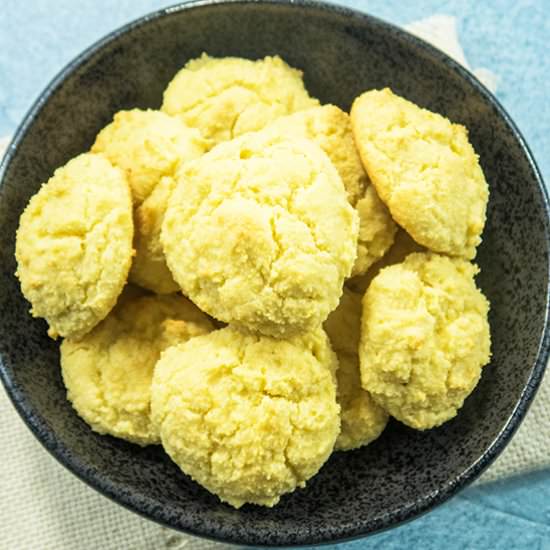 Almond Flour Drop Biscuits