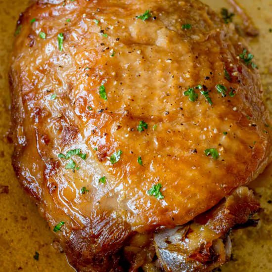 Easy Roasted Turkey Thighs