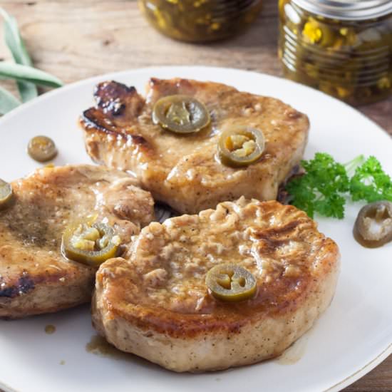 Sweet & Spicy Jalapéno Pork Chops