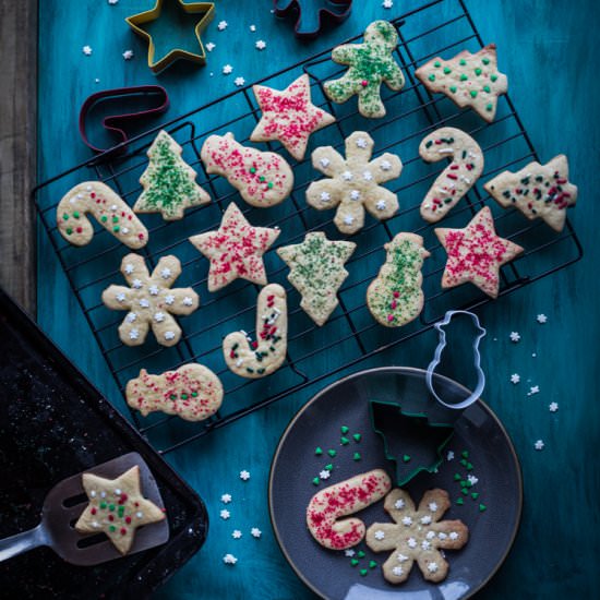 Christmas Maple Sugar Cookies
