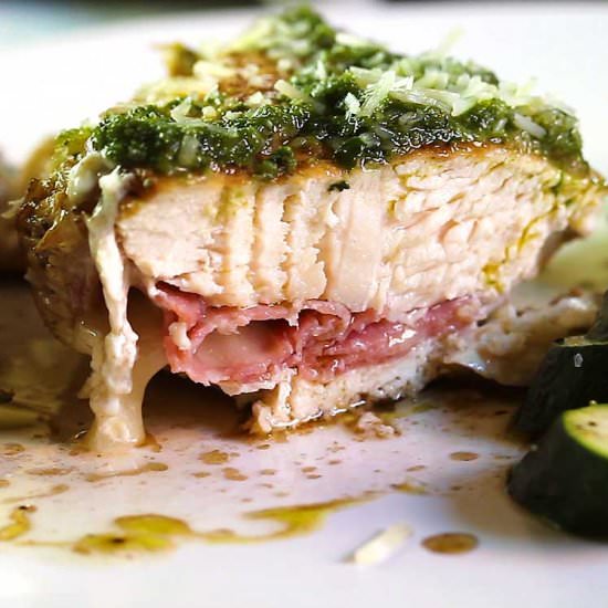 Cheesy Prosciutto Stuffed Chicken