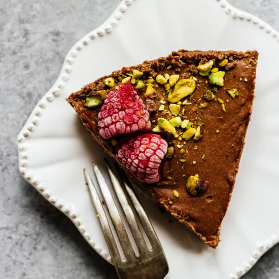 No-Bake Chocolate Hazelnut Pie