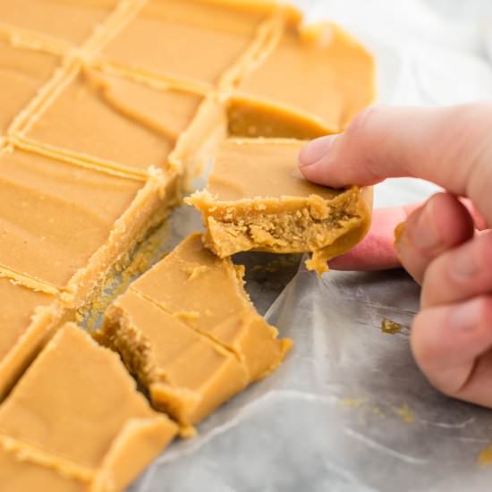 Healthy Peanut Butter Fudge