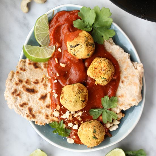 Lentil Curry Balls