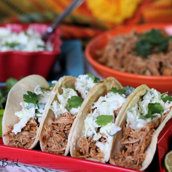Cilantro Lime Pulled Pork Tacos