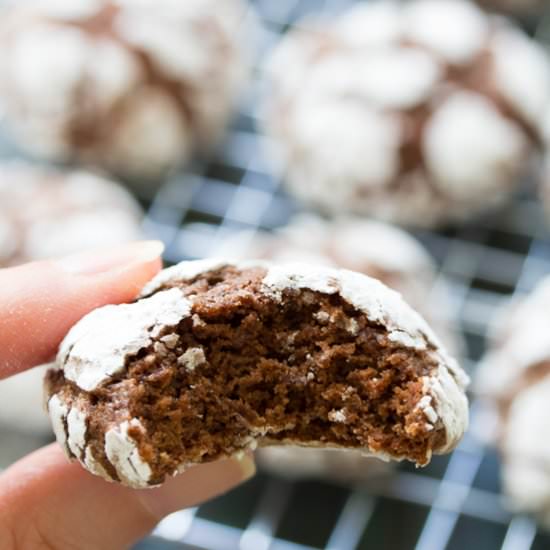 Chocolate Crinkle Cookies