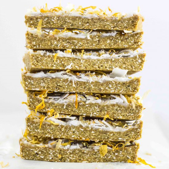 Vegan Golden Milk Protien Bars
