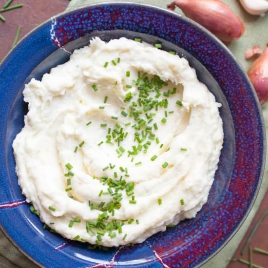 Garlic and Shallot Mashed Potatoes