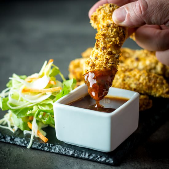 Baked Hazelnut Chicken Tenders