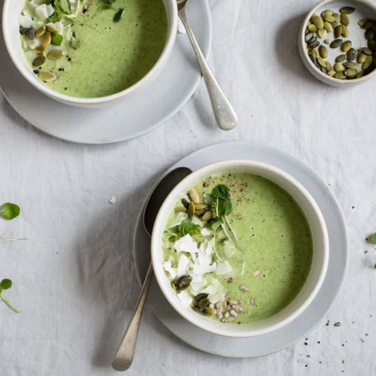 Cream of Broccoli & Coconut Soup