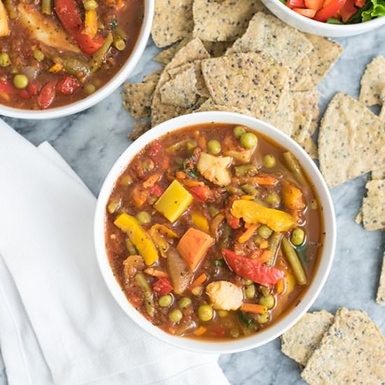 Simple Frozen Vegetable Soup