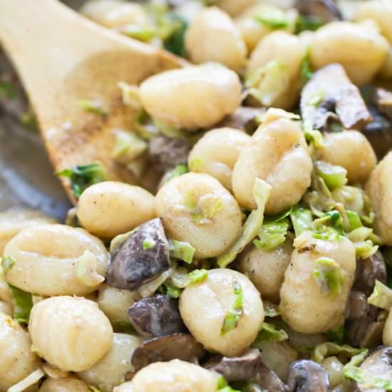 Creamy Mushroom Gnocchi