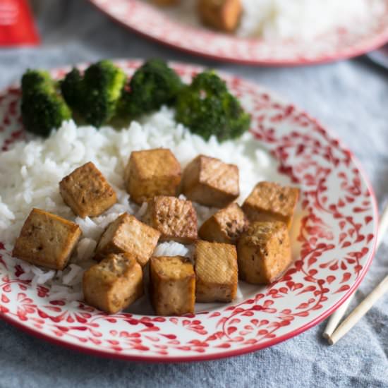 Tea Marinated Baked Tofu
