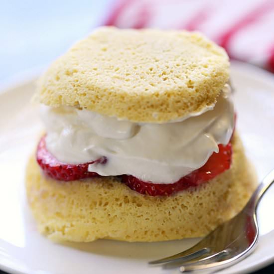Low Carb Strawberry Shortcake