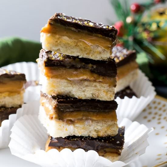 Holiday Twix Bars