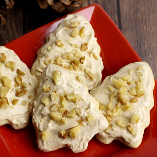 Maple Frosted Cutout Cookies