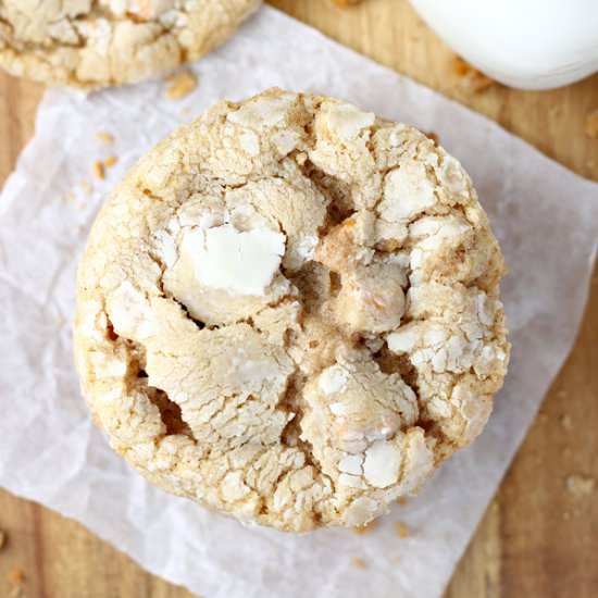 Butterscotch Spice Crinkle Cookies