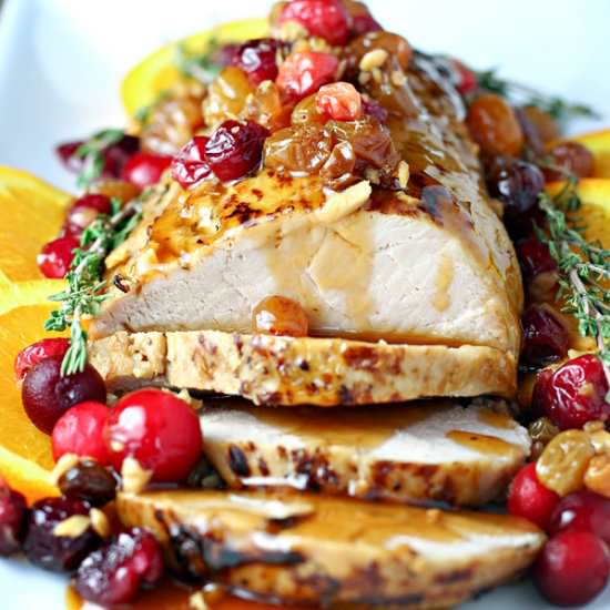 Cranberry Orange Pork Tenderloin