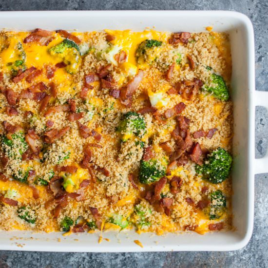 Ultimate Broccoli Cheddar Casserole